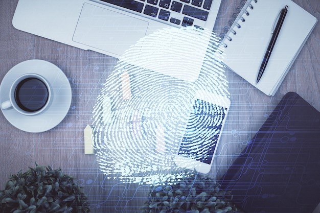 Fingerprint for biometric authentication 