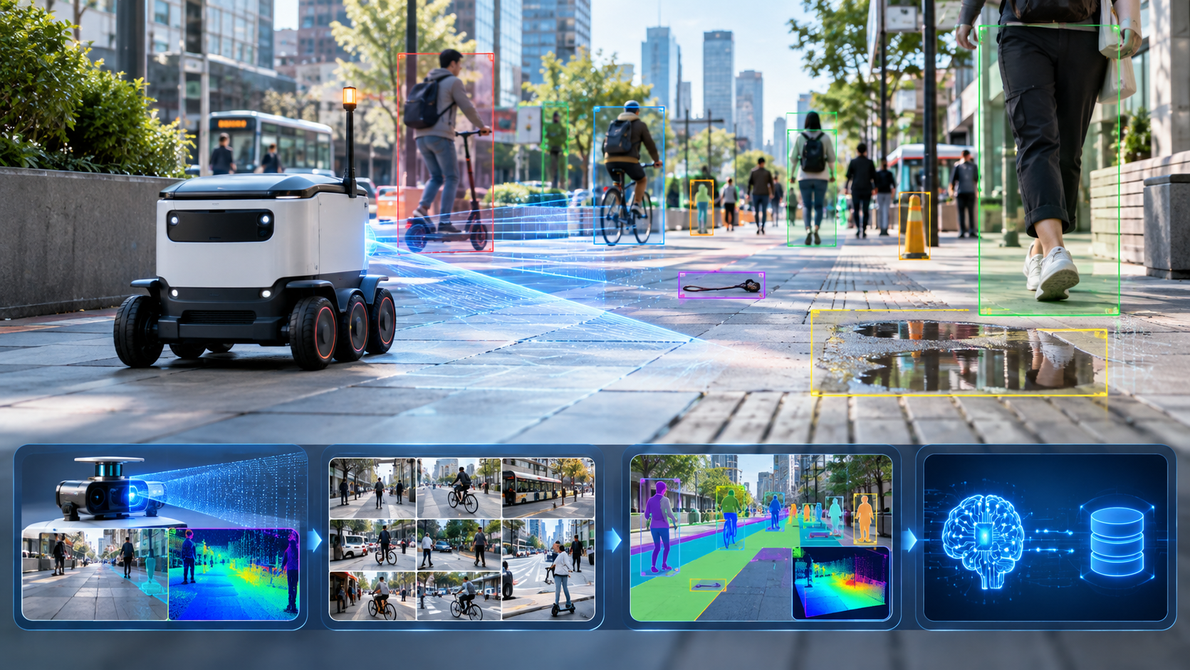 How Low-Angle Sensor Fusion Solved the “Pedestrian Chaos” Problem in Last-Mile Delivery Robots